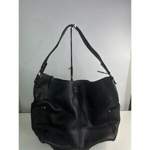 Kate Spade Black Genuine Pebbled Leather XL Hobo Shoulder Bag